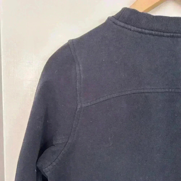 Lululemon Navy Blue Crewneck Sweatshirt  with Two Front Zippers S - Picture 10 of 11